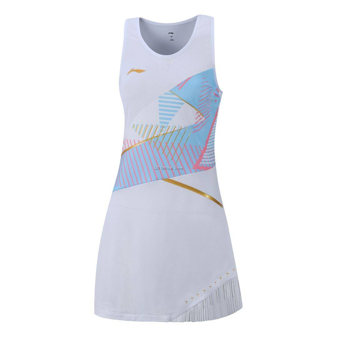 knee length dresses for ladies VICTOR Game Series Black Pink Women's Badminton Dress main image 1
